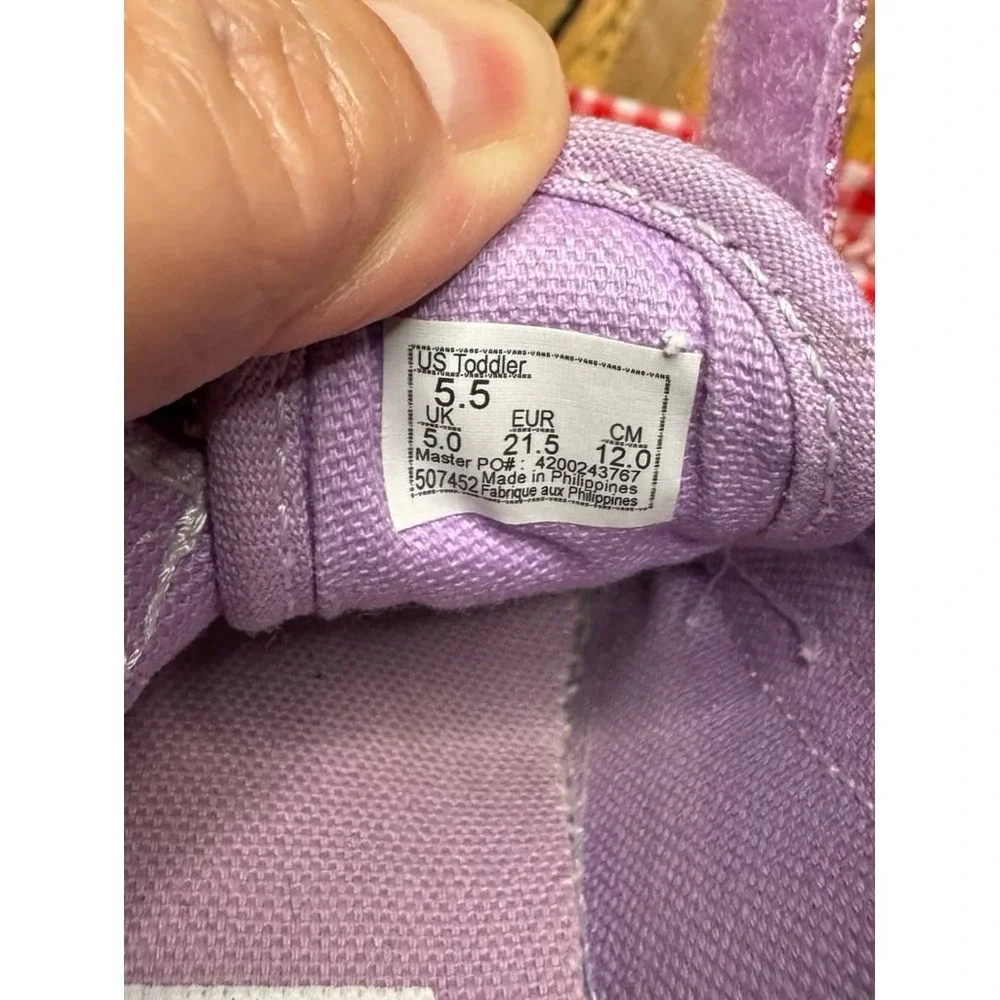 Vans‎ Old Skool Glitter Pink Sneakers Size 5.5